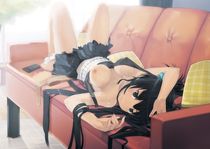 Four asian schoolgirls